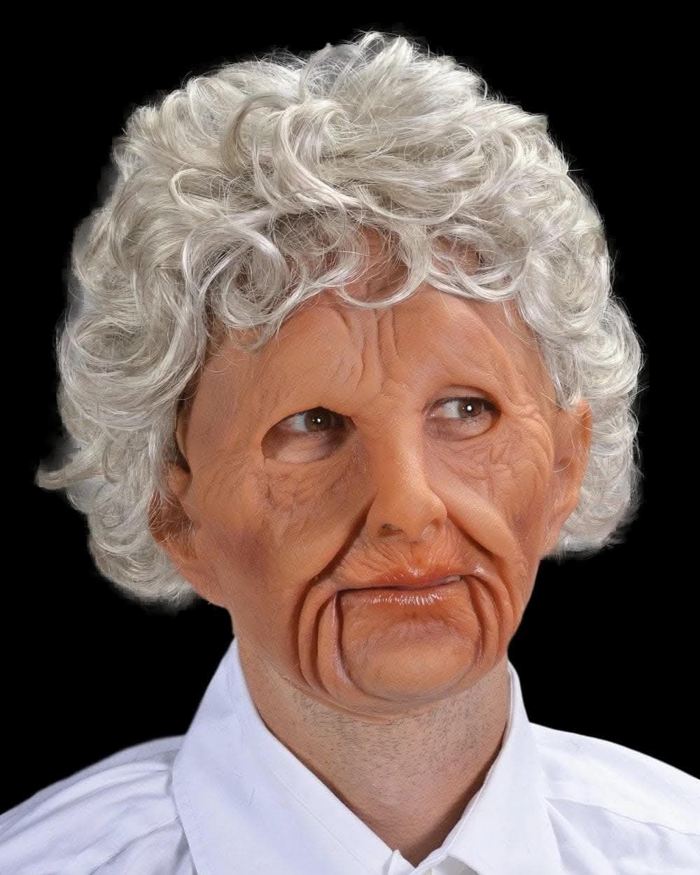  "Supersoft Old Woman" Moving Mouth Mask