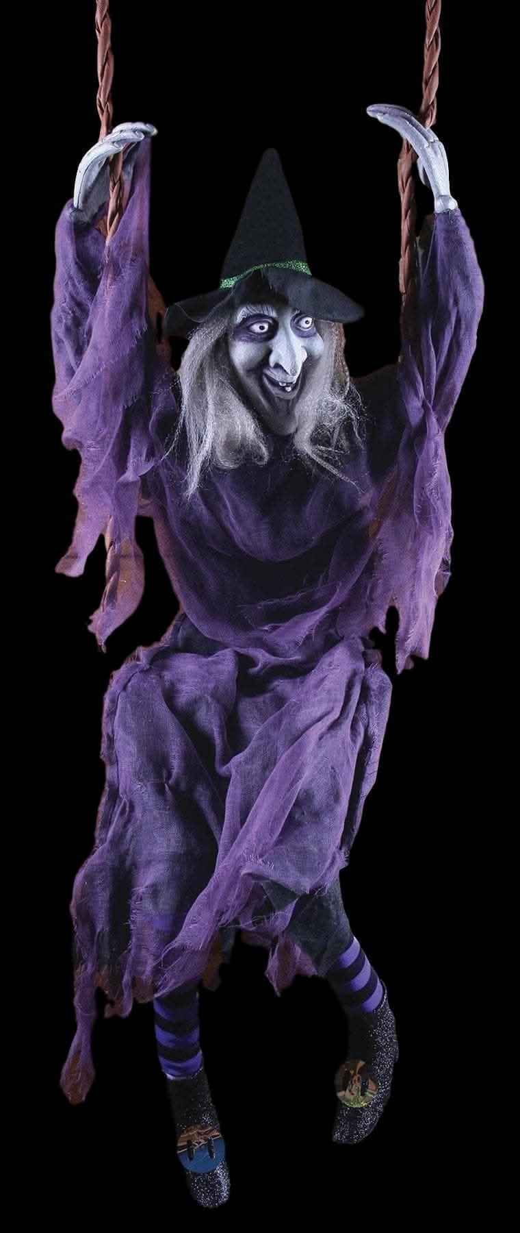  "Swinging Witch" Halloween Prop - 60 Inch - Open Box