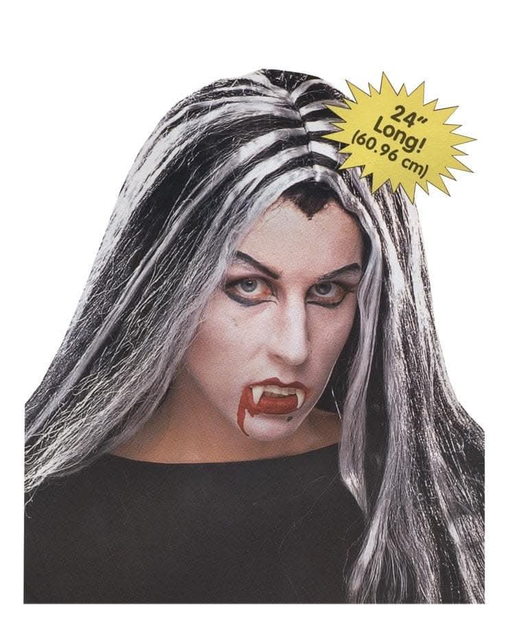  "Vampiress - Two-Toned" Halloween Wig