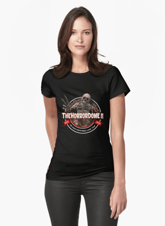  Women's HorrorDome Logo Fitted T-Shirt