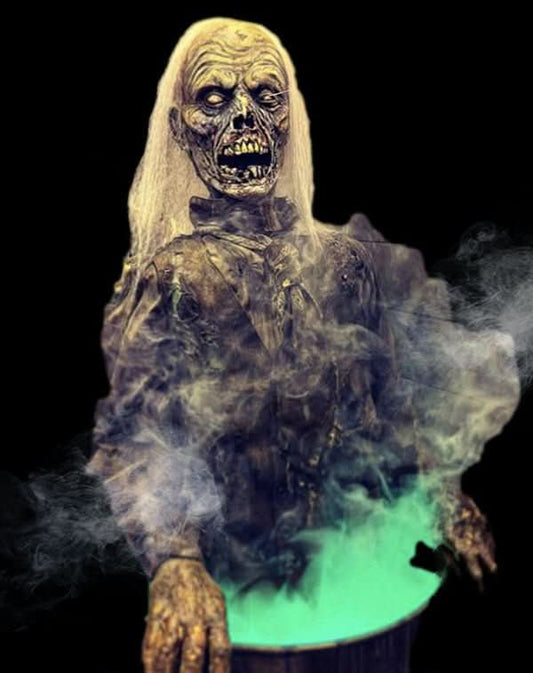  Zombie Barrel Fright Scare Animatronic